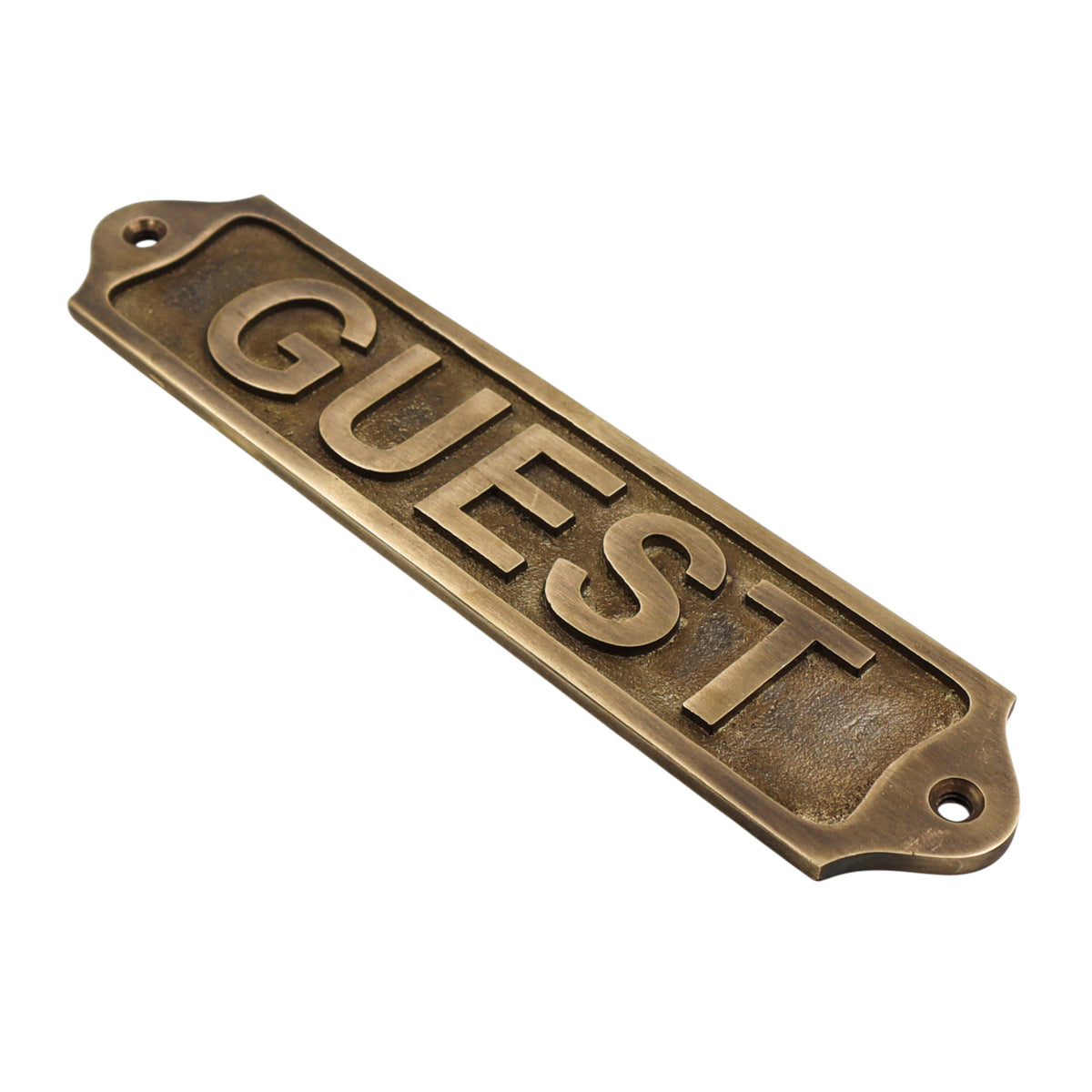 Custom Brass Guest Wall Sign