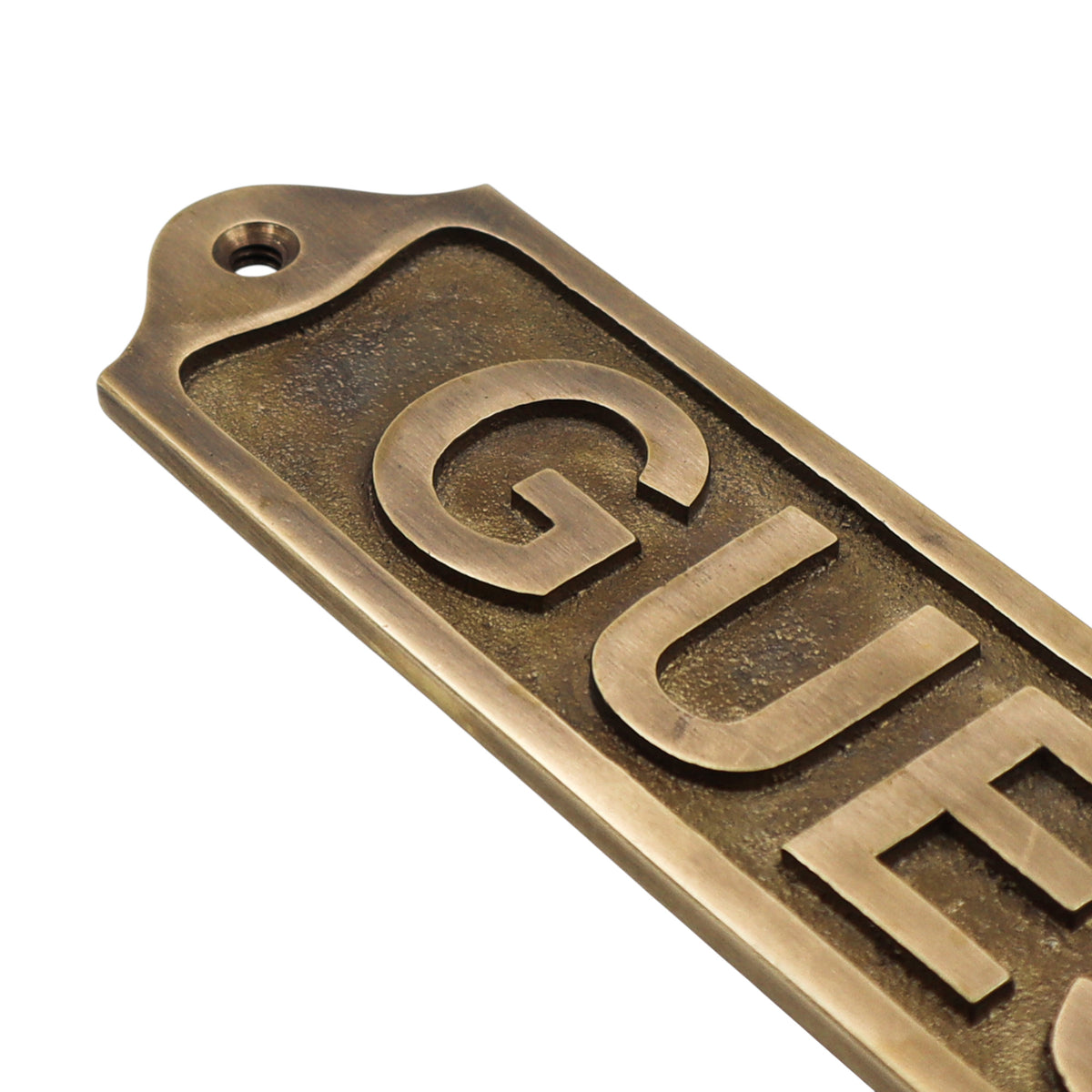 Custom Brass Guest Wall Sign