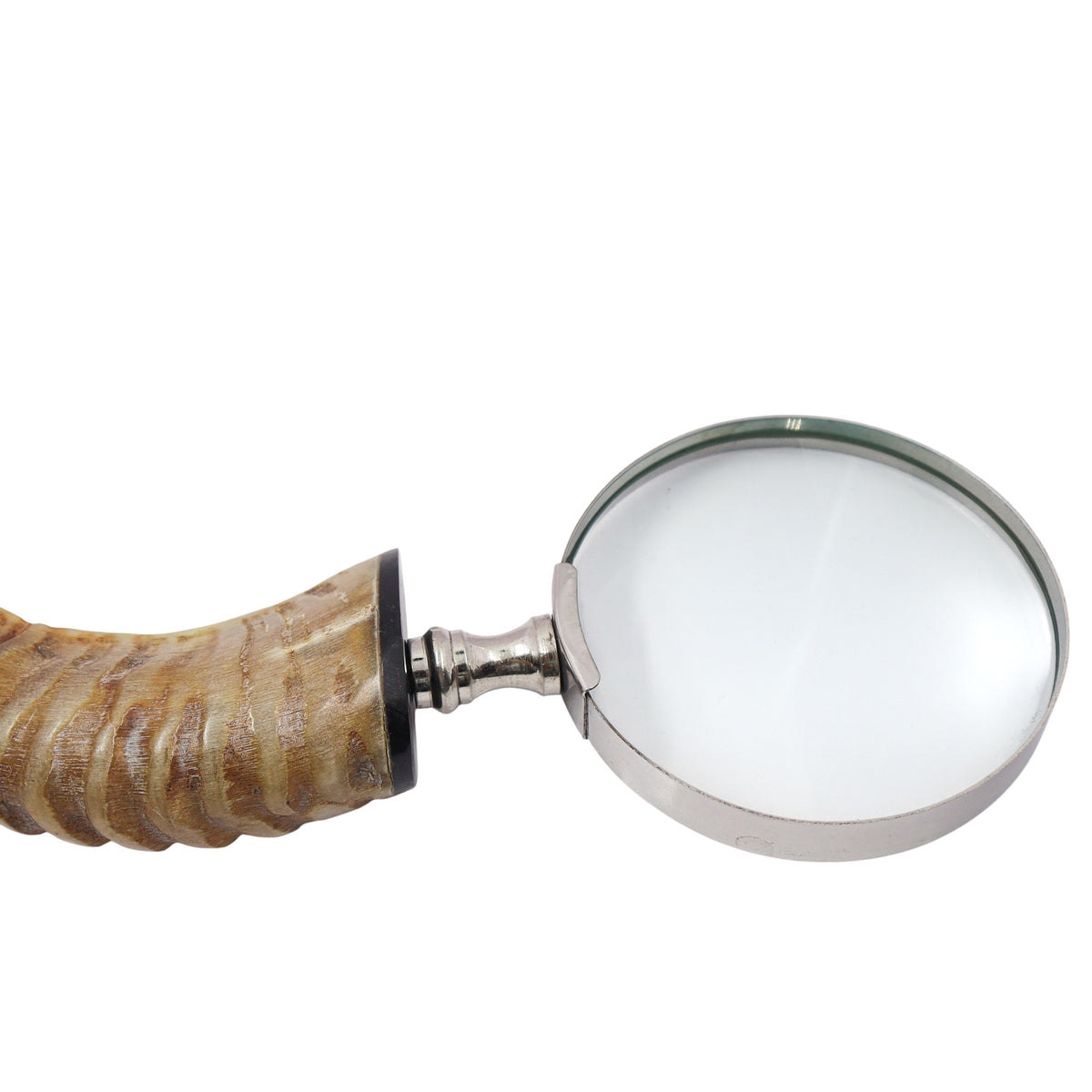 Hand Held Magnifier with Horn Handle