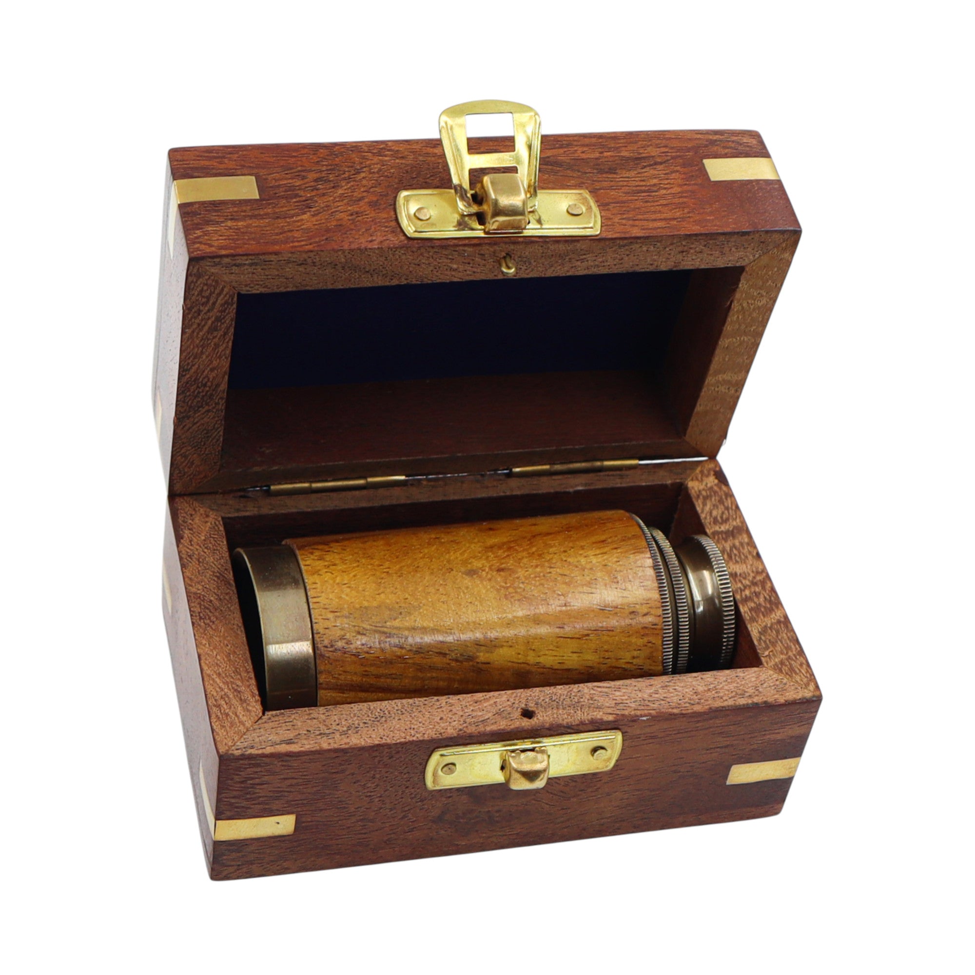 6-Inch The Westminster Bronze & Wood Telescope