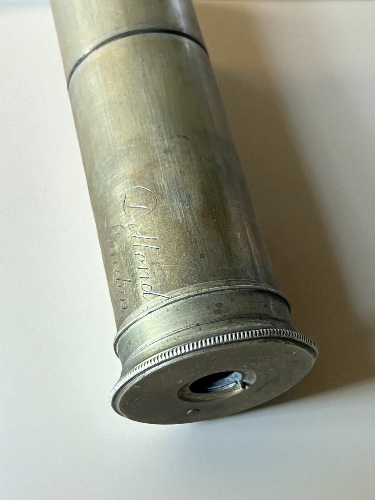 Antique Dollond London Brass & Wood Telescope