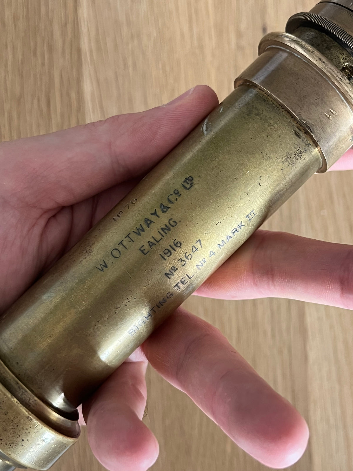 Antique W.Ottway & Co Ltd Ealing London Spotting Telescope