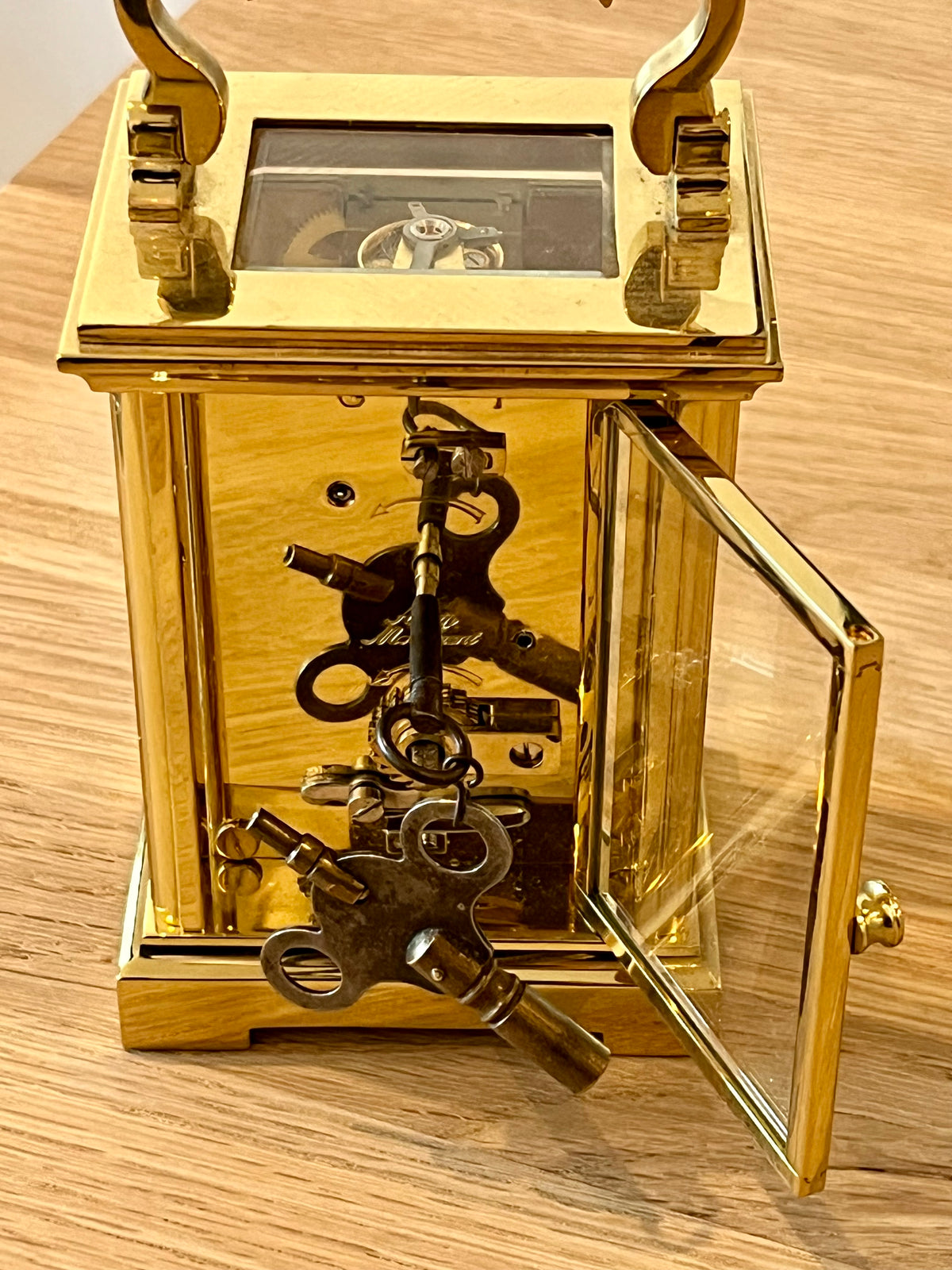 Personalised Woodford 8 Day Traditional Mechanical Carriage Clock