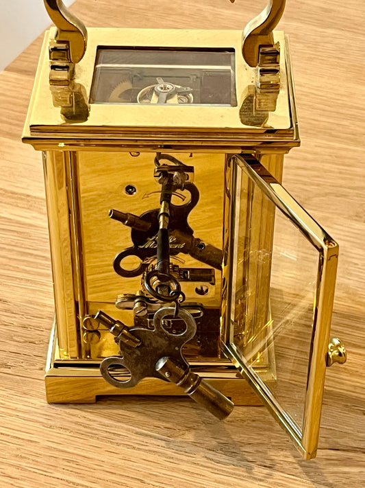 Personalised Woodford 8 Day Traditional Mechanical Carriage Clock