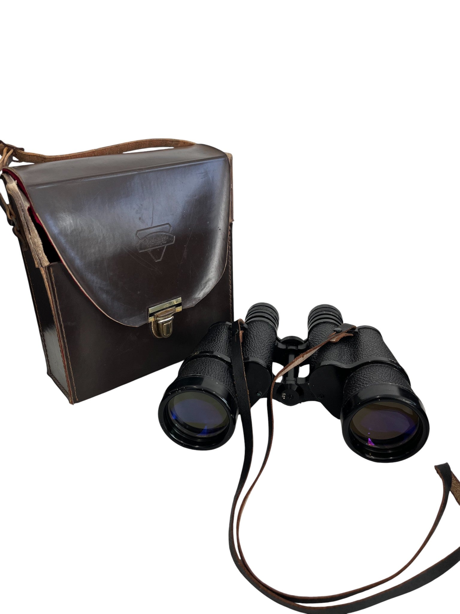 Vintage Jagermeister 10x50 Binoculars with Leather Case