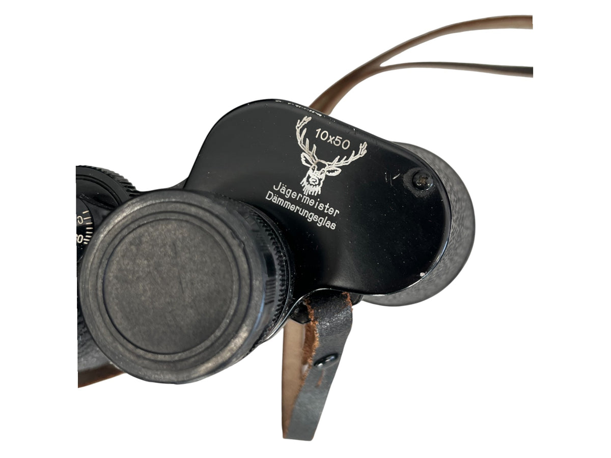 Vintage Jagermeister 10x50 Binoculars with Leather Case