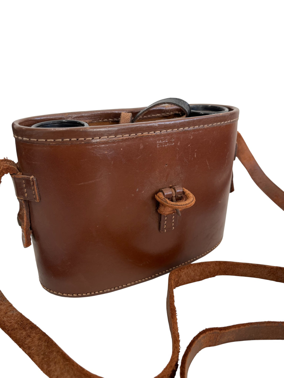 Vintage Dollond London 8x30 Binoculars with Leather Case