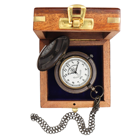 Engraved The Windsor Half Hunter Pocket Watch Gift