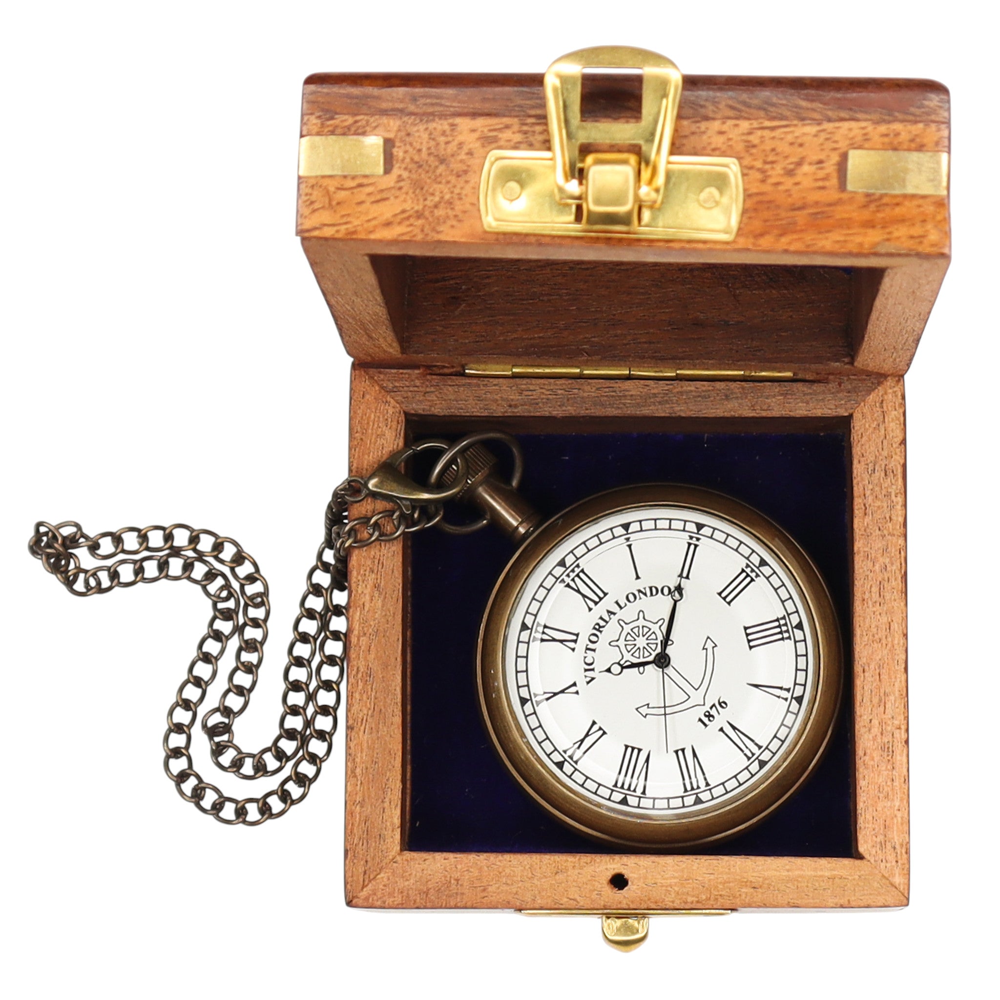 Personalised The Regent Open Face Pocket Watch
