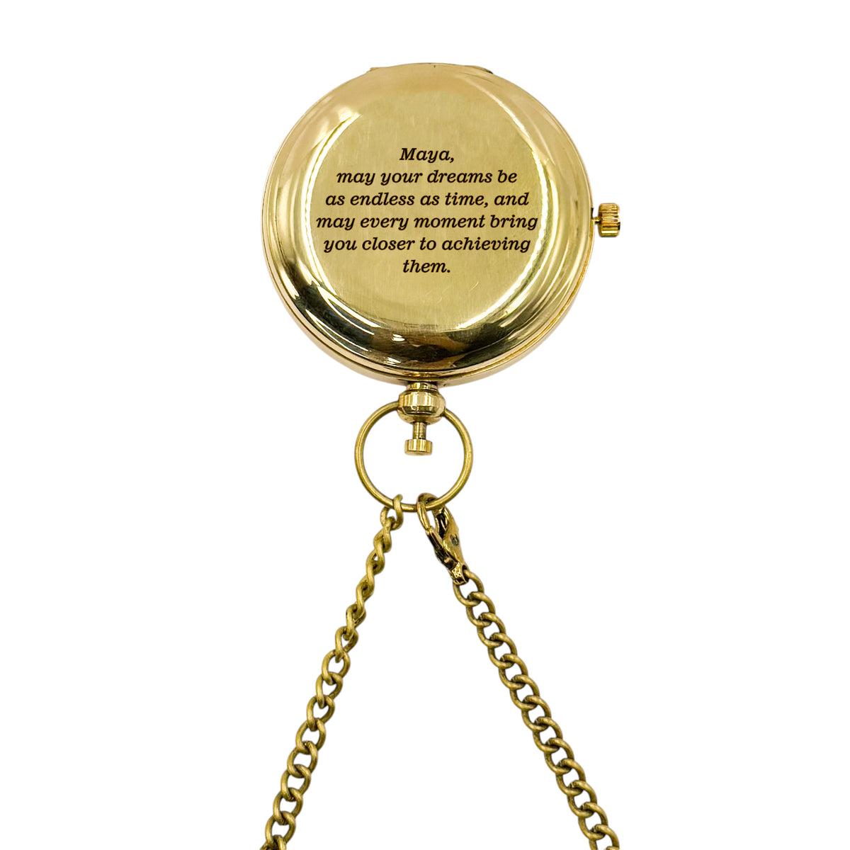 Personalized Pocket Watch for Graduation