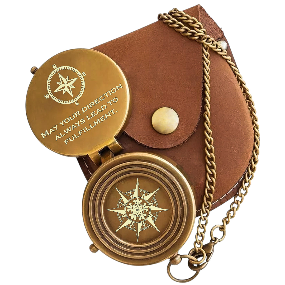 Personalised Working Compass with Case
