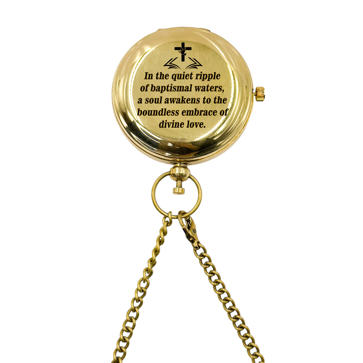 Personalised Baptism Pocket Watch
