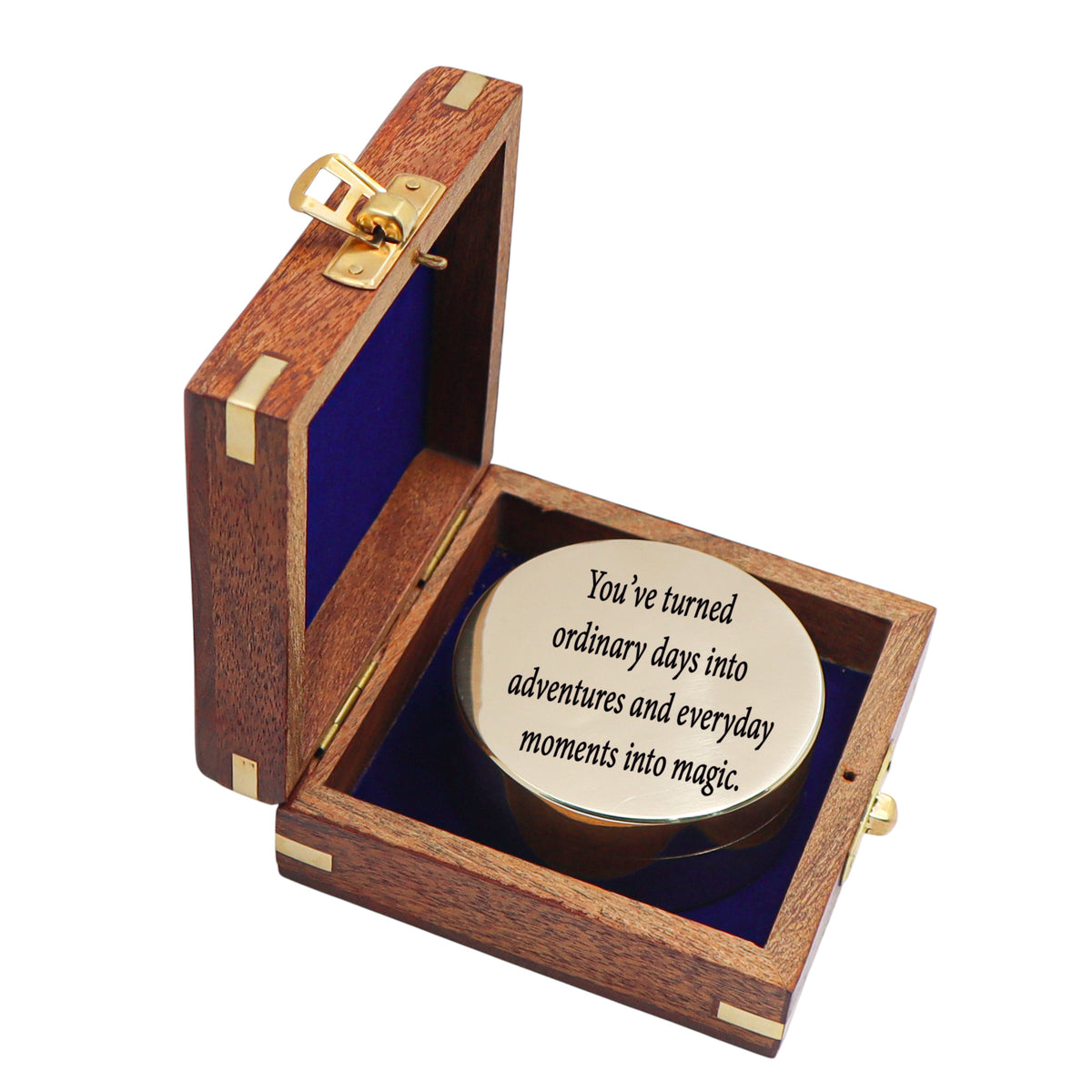 Personalised 1st Anniversary Signature Sundial Compass