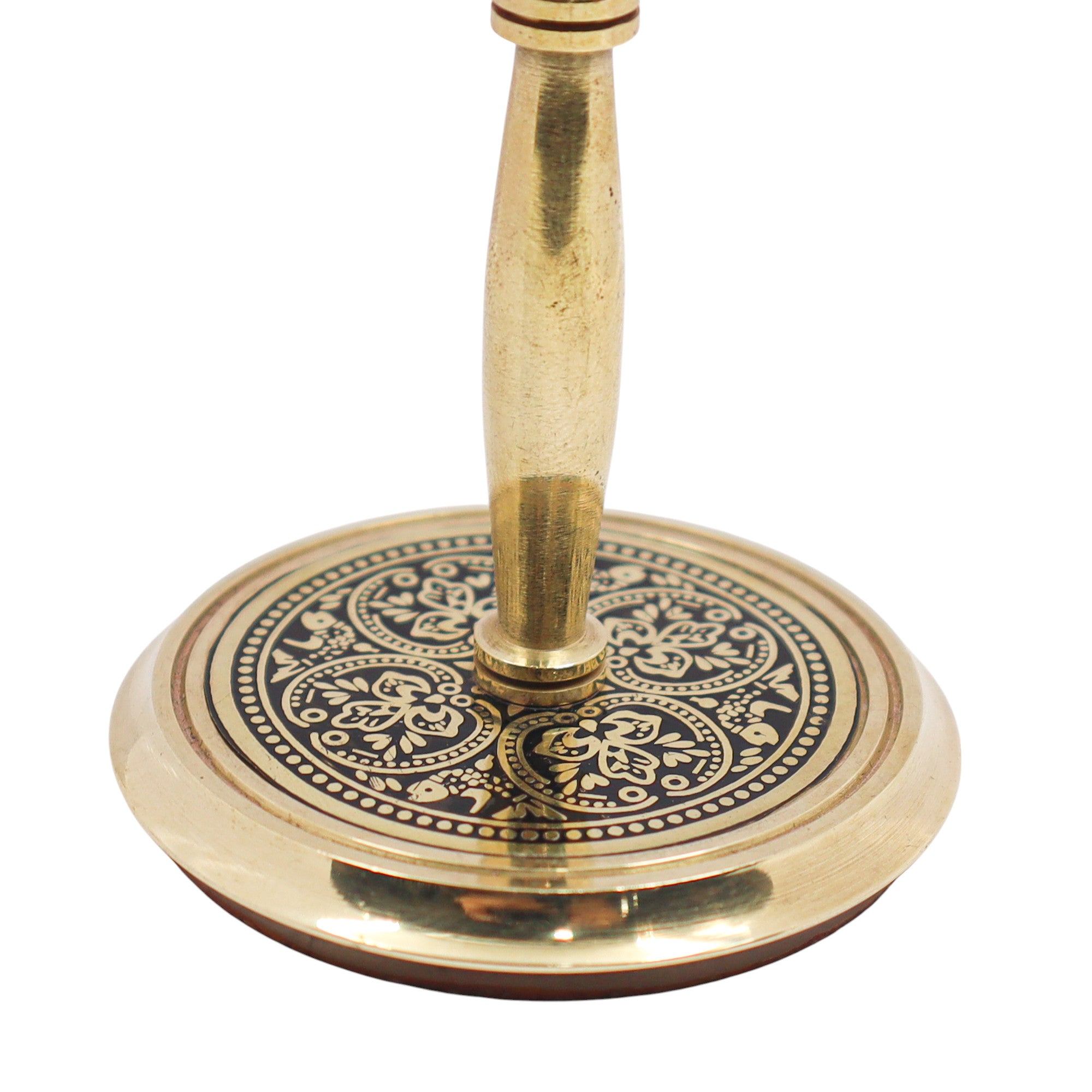 Personalised Brass Desk Clock