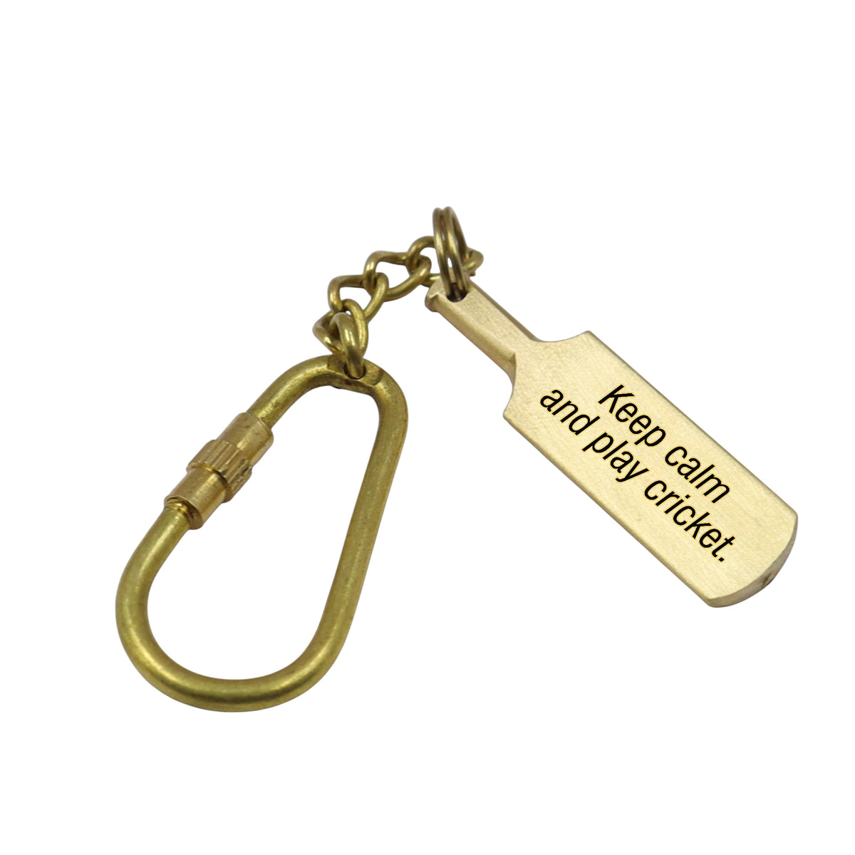 Personalized Cricket Bat Keyring