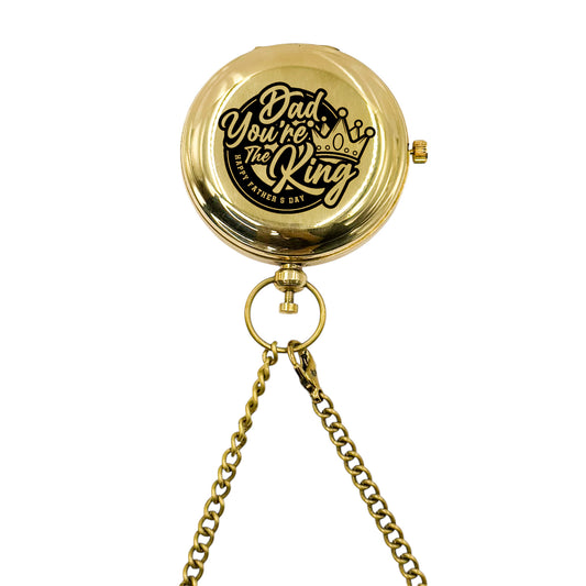 Personalised Pocket Watch for Father's Day