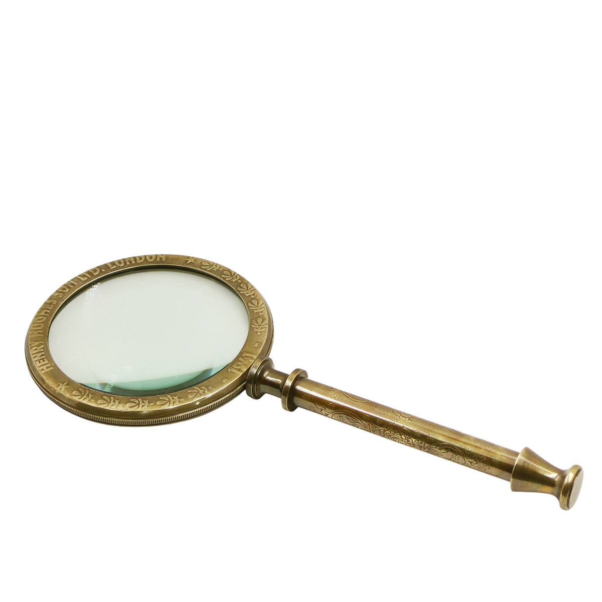 25cm Bronze Magnifying Glass with Leather Case