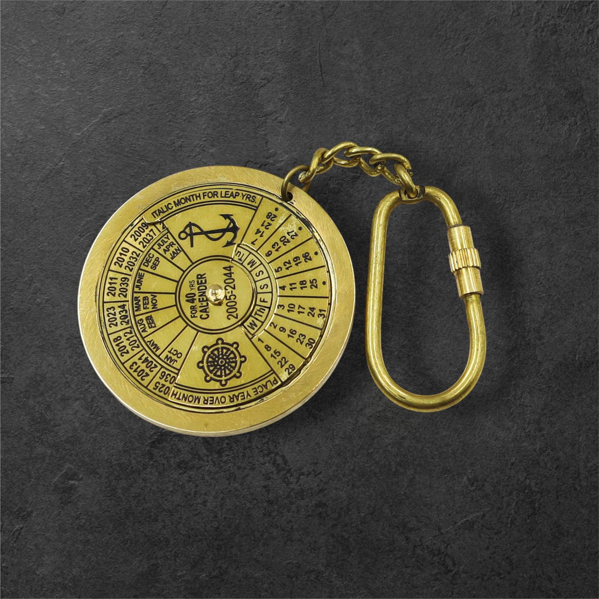 40 Year Calendar Keyring