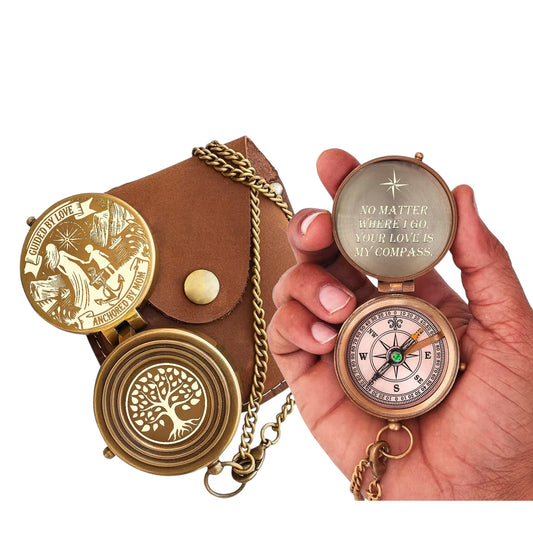 Engraved 1st Mothers Day Compass