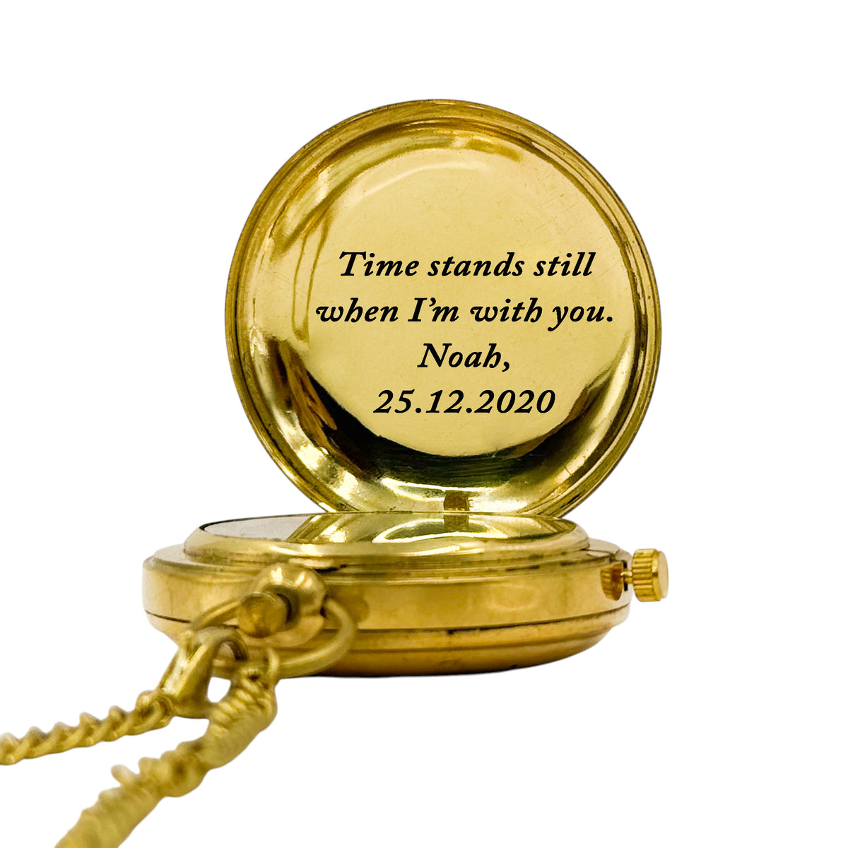 Custom Wedding Pocket Watch
