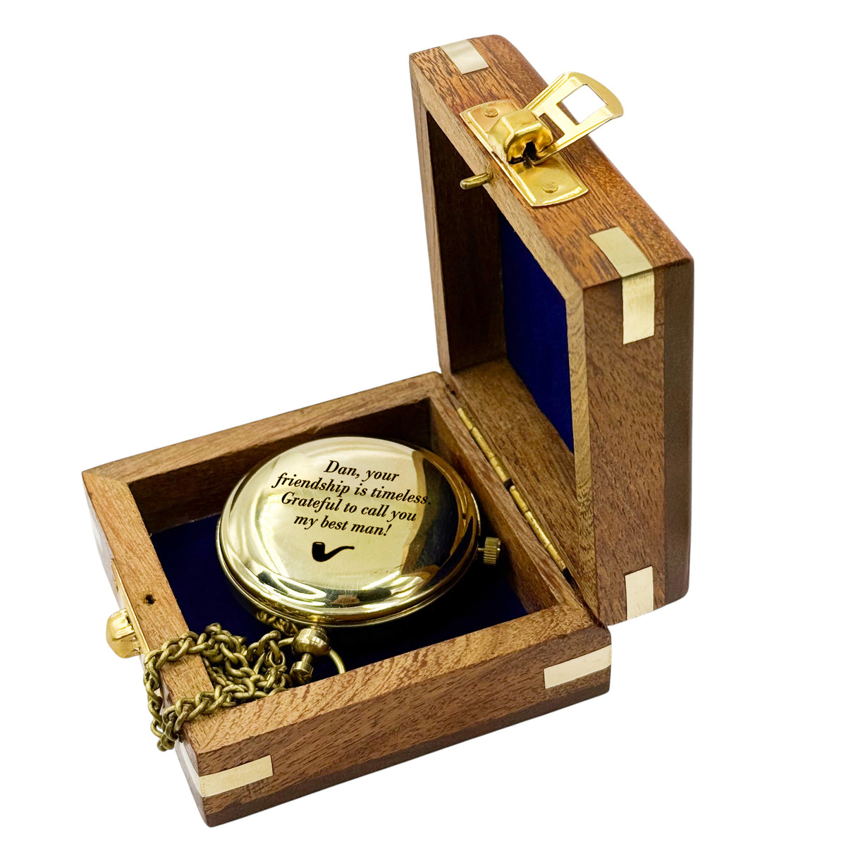 Personalised Best Man Pocket Watch