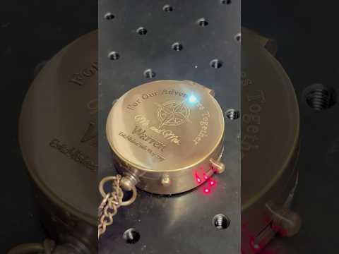 Personalised Working Compass with Case