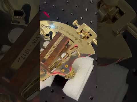 Personalised Brass Sextant with Wooden Box