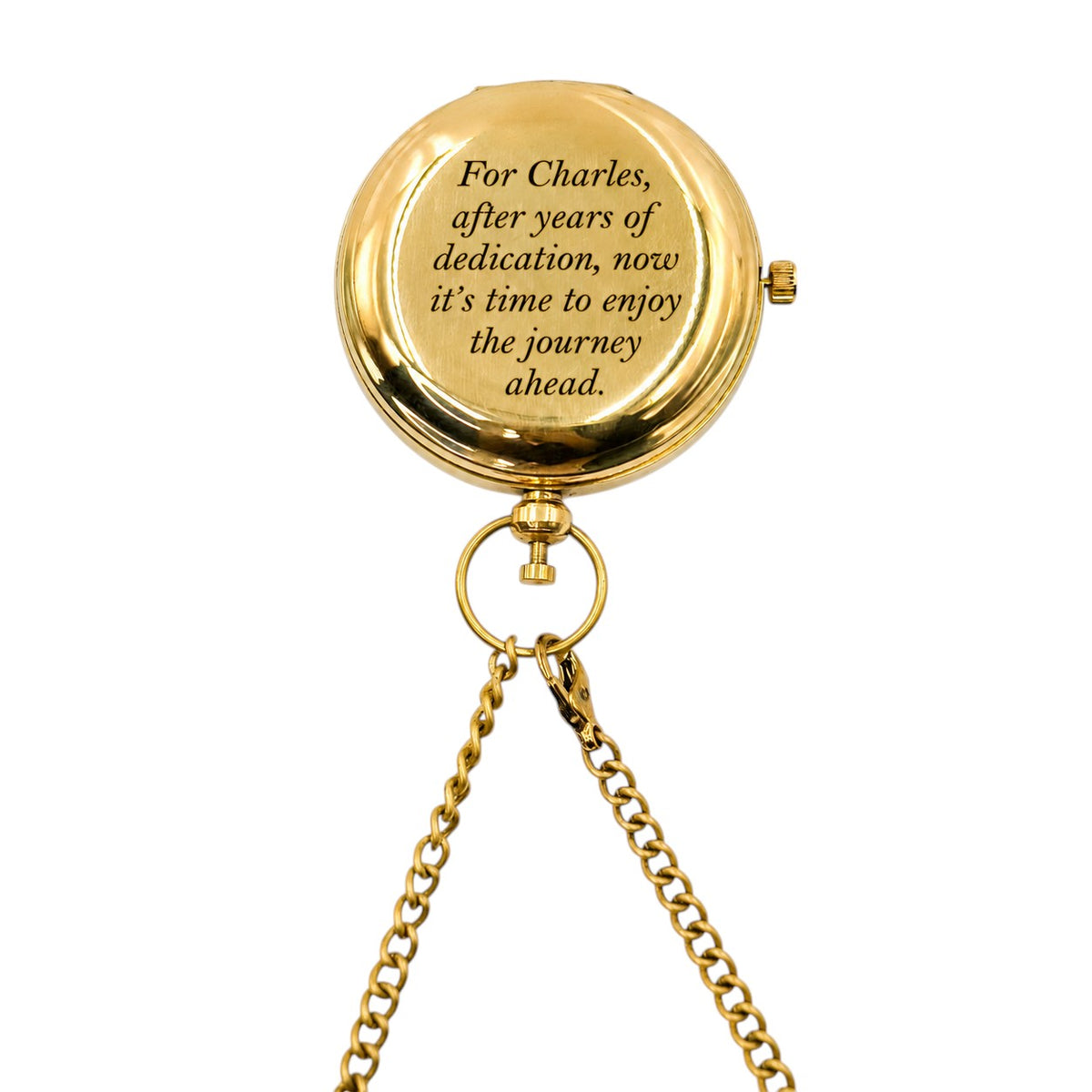 Personalised Pocket Watch Retirement Gift