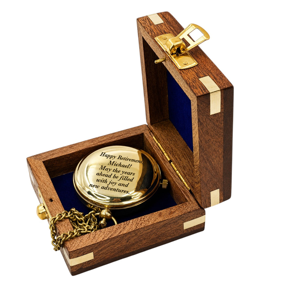 Personalised Pocket Watch Retirement Gift