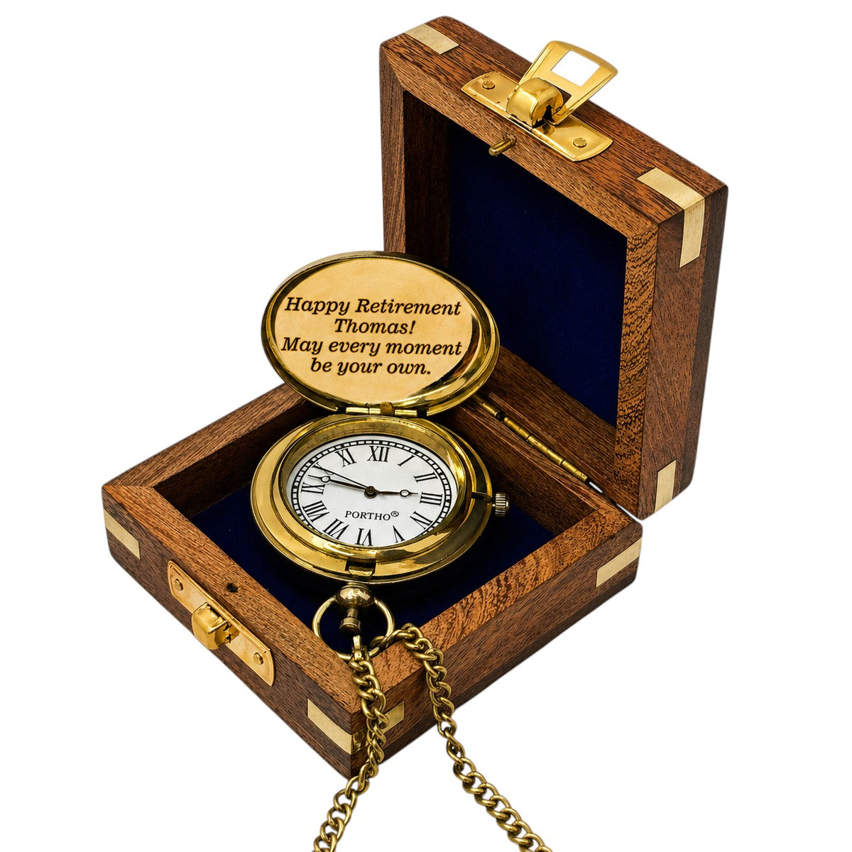 Personalised Pocket Watch Retirement Gift