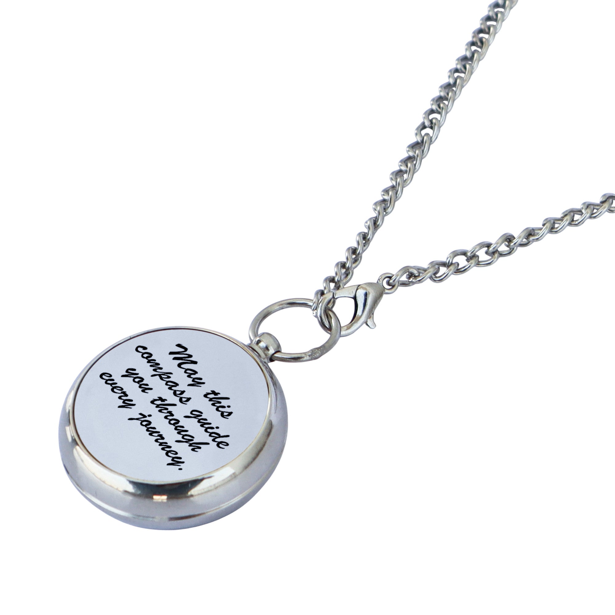 Personalised Working Compass Necklace