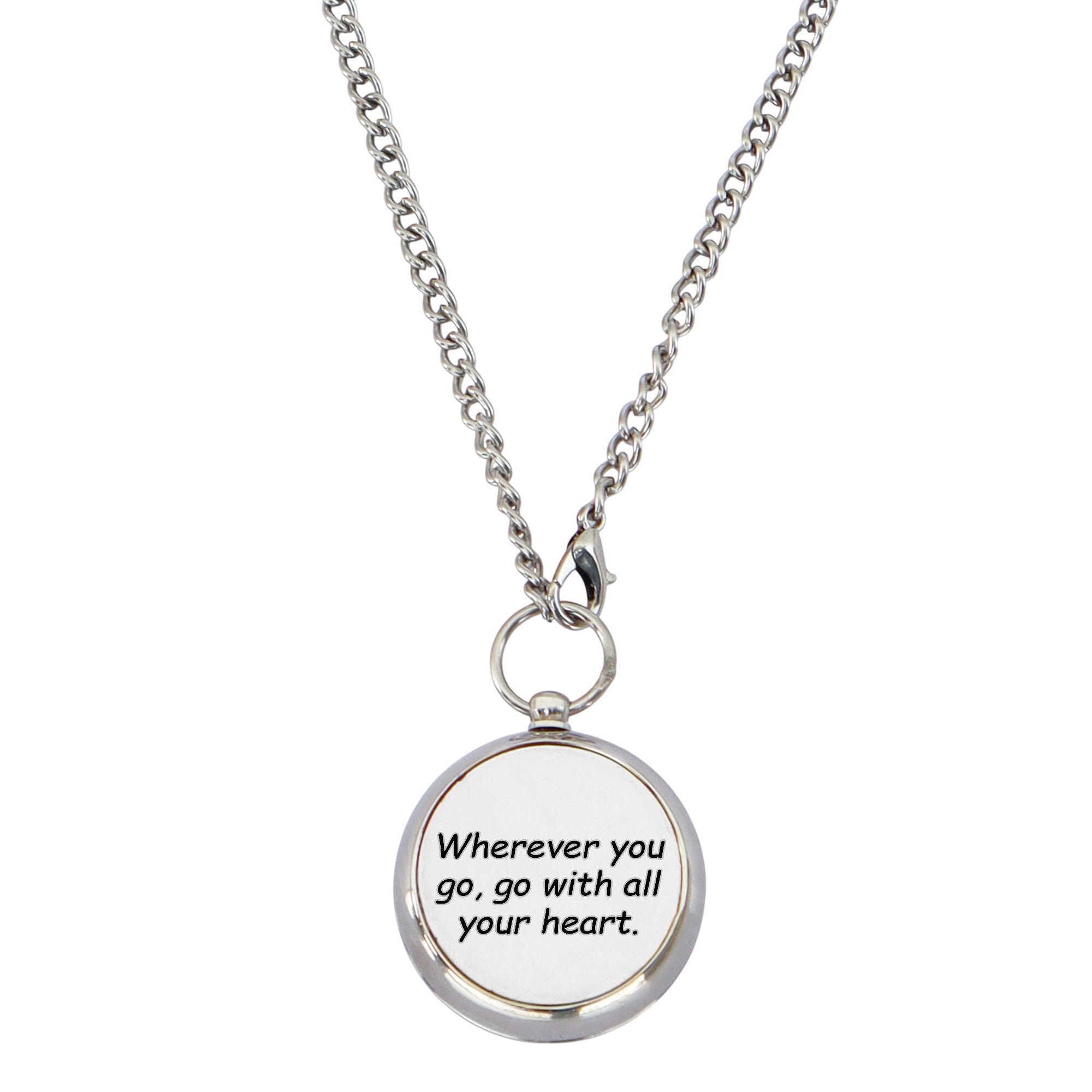 Personalised Working Compass Necklace