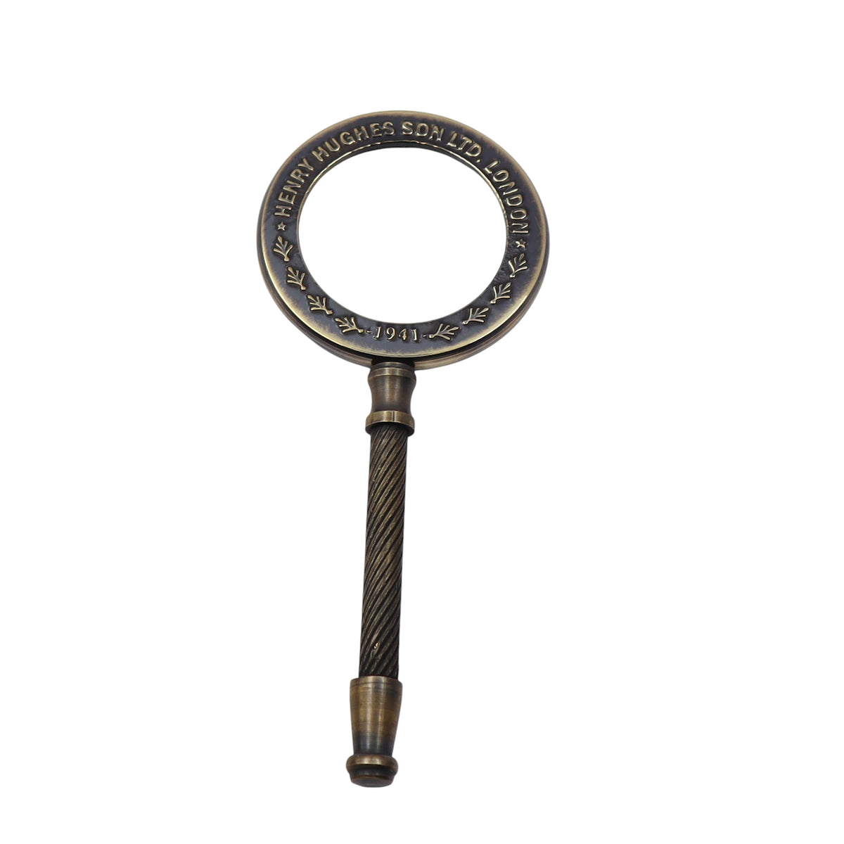 Bronze Magnifier with Leather Case