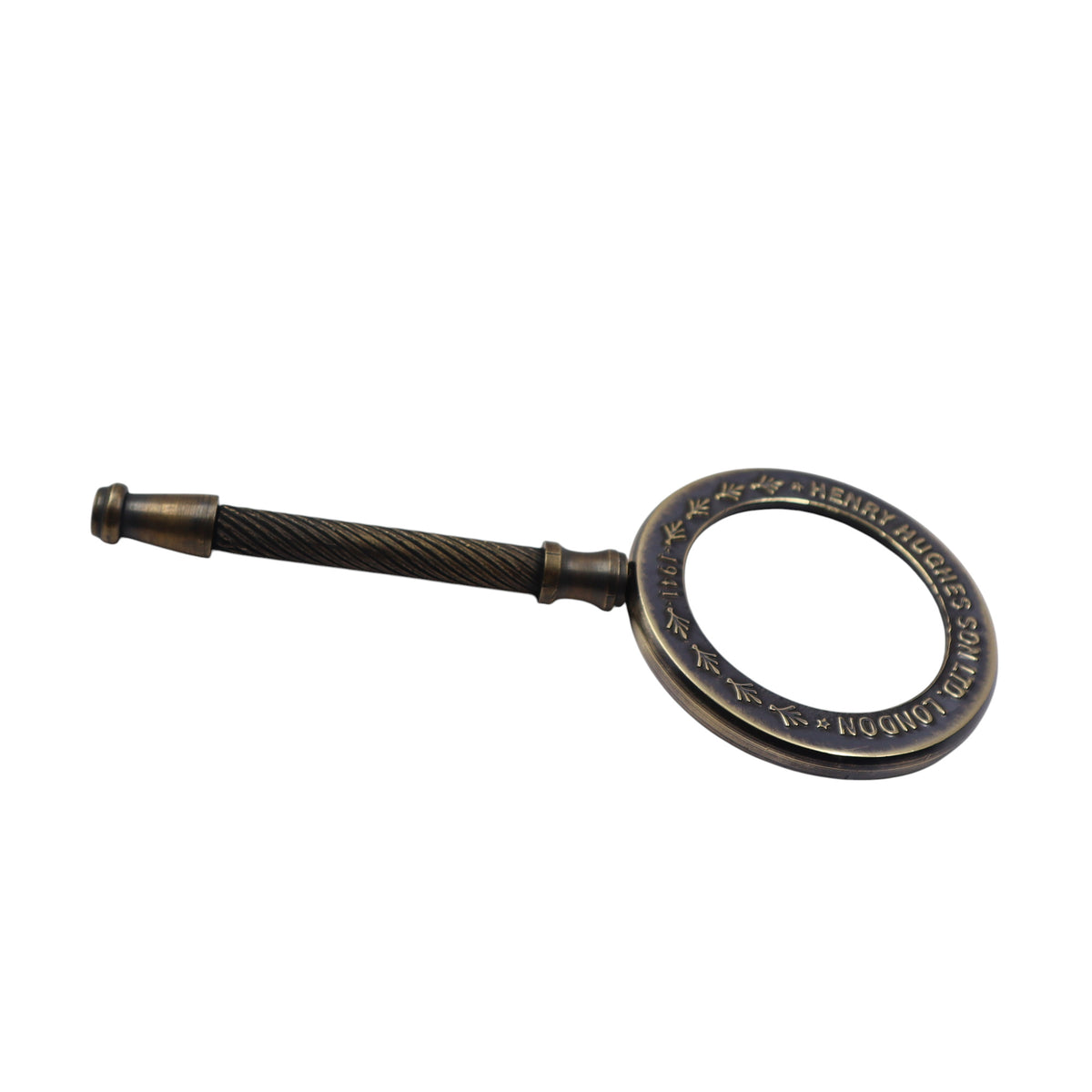 Bronze Magnifier with Leather Case
